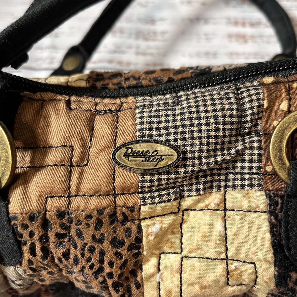 Donna Sharp Small Mini Quilted Patchwork Handbag … - image 3